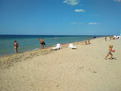 Пляж \"Ласковый берег\" (Крым, Витино) - фото, как добраться на карте