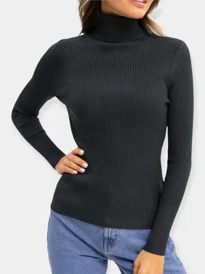 Водолазка женская , водолазка лапша , свитер с горлом купить по цене 490 ₽  в интернет-магазине KazanExpress