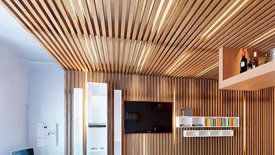 Wooden ceiling | Design and finish of the ceiling with wood - YouTube