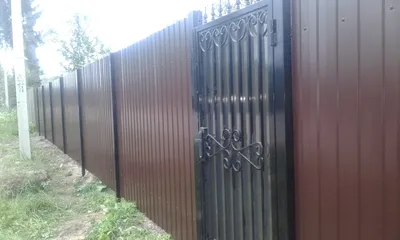 Ворота сварные распашные - Пример 4 в Туле. Цены с установкой