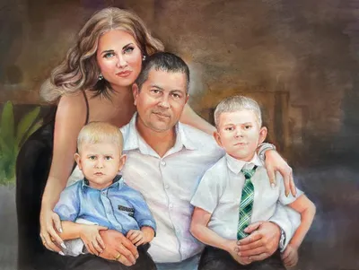 Семейный портрет | Пикабу