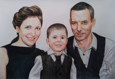 Семейный портрет | Пикабу