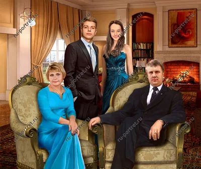 Семейные портреты - Компания Ru-portret.ru