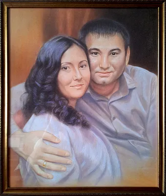Семейный портрет пастелью - правильная традиция... - Портреты и шаржи по  фотографии в Краснодаре