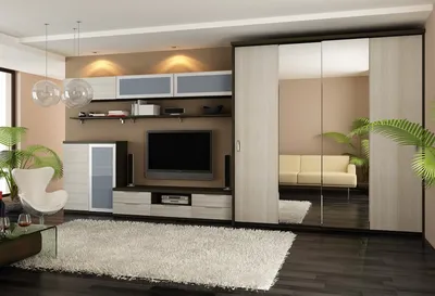 Шкаф в гостиную в современном стиле (52 фото) | Блог о ремонте и дизайне  интерьера