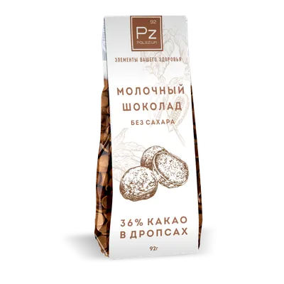 Молочный шоколад 36% без сахара (в дропсах), 92г купить в Москве, цена 204  ₽ - интернет-магазин Эко Дары