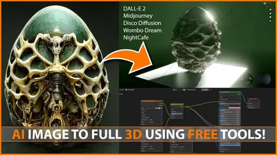 Создайте 3D-модель из изображения AI с помощью БЕСПЛАТНЫХ инструментов! - YouTube