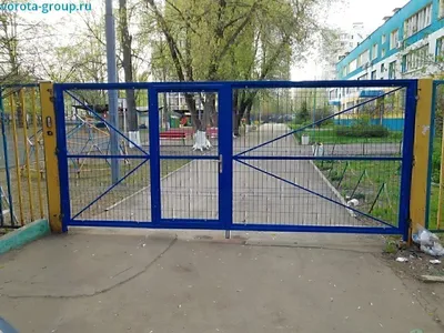 Откатные ворота с 3d сеткой — готовые работы компании по низким ценам в  Москве - Vorota Group