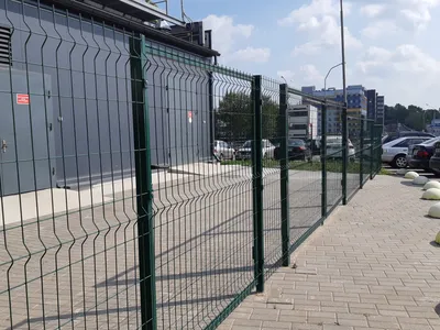 Распашные ворота из 3D панелей оцинкованные с полимерным покрытием 1×4,03  м., пр.4 мм. купить в Минске недорого