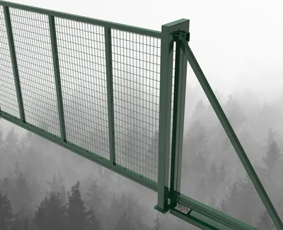 Ворота 3Д забора: откатные и распашные - выгодные цены от производителя  Fensys