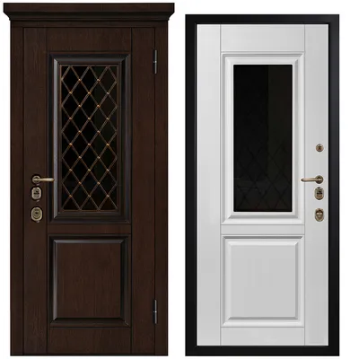 Входные металлические двери со стеклом СМ1710/7 E2 - Metaluks