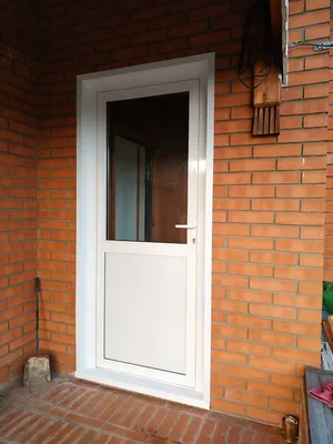 Алюминиевые входные двери со стеклом ⋆ Витражи и двери