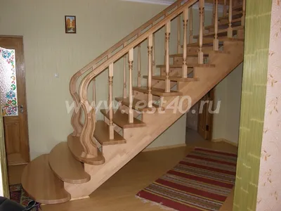 Лестницы из ясеня в Калуге по низким ценам - изготовление на заказ