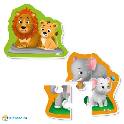 Магнитный пазл Зоопарк | Интернет-магазин детских игрушек KidLand.ru