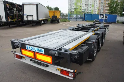Полуприцеп-контейнеровоз KOLUMAN 40 футов - купить в Москве, цены в  каталоге «Русбизнесавто»