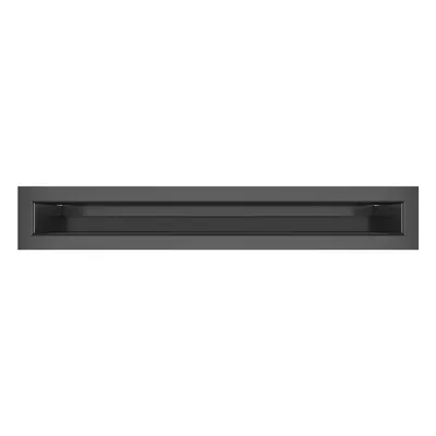 Вентиляционная решетка для камина SAVEN Loft 6х40 графитовая в Салоне  Каминов IGNIS - большой выбор, доступные цены - (097) 598 08 80