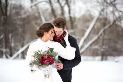 Свадебныесессии зимой идеи фото
