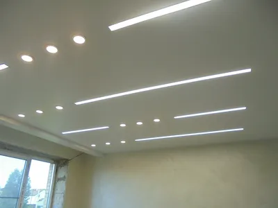Натяжные потолки со световыми линиями - это доступно, просто и быстро —  Потолки Кострома