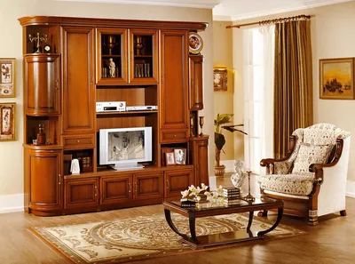 Мебель для гостиной коллекции Версаль от фабрики Европа Мебель - купить  недорого в Москве