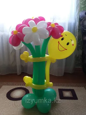 Шары, цветы из шаров, фигуры из шаров: продажа, цена в Павлодаре. воздушные  шары и композиции из них от \"Студия подарков \"Изюминка\"\" - 28942467