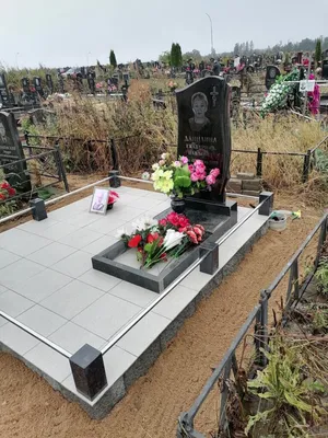 Выравнивание грунта вокруг могилы по низкой цене | Благоустройство могил в  Минске