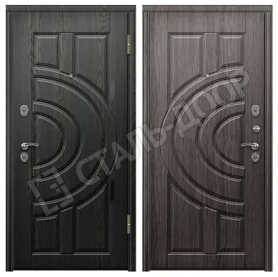 Входная парадная дверь в дом MTD-600 темно-серая на заказ в Пушкино | Цена,  фото и описание | «Сталь-Доор»