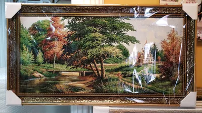Гобеленовая картина \"Храм возле леса\" (48 x 88 см) GB093, цена 1122 грн —  Prom.ua (ID#1390947516)