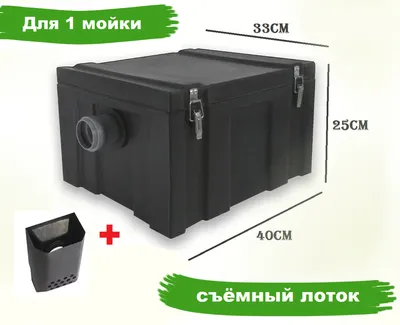 Жироуловитель под мойку Фатбокс, FATbox 0.3-15Н с доп. карманом для сбора  мусора. — купить в интернет-магазине OZON с быстрой доставкой