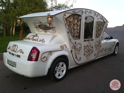 Шикарный лимузин карета на свадьбу Chrysler