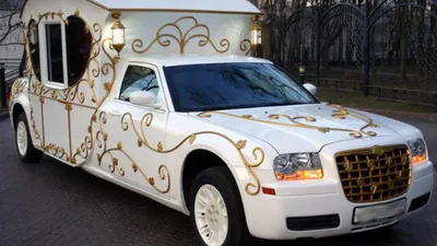 Карета лимузин на свадьбу