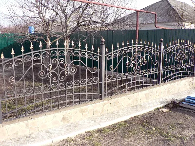 Кованый забор №20 купить в Брянске, цена, фото - Центр Ковки