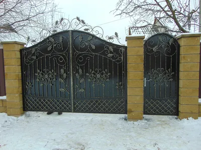Кованые ворота В-5, цена 72959 грн — Prom.ua (ID#670261638)