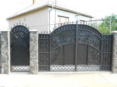 Купить Кованые ворота В-18 в Сумской области от компании \"ЭДЕМ\" - 670265925
