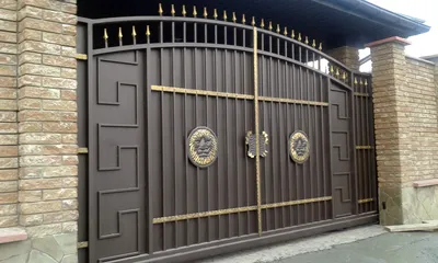 Откатные кованые ворота: цена от 10000 грн в Киеве, изготовление на заказ,  от производителя