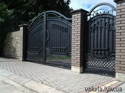 Кованые ворота фото цены – Заказать ворота из металла в Украине.