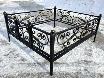 Кованые ограды для могил в Бишкеке | Гранитная Мастерская