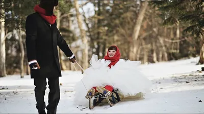 Лучшие идеи для фотосессии свадьбы зимой – самые оригинальные решения