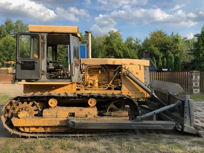 Tractor T-130 bulldozer blue 1:43 Hachette #136