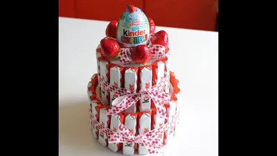 Букет из киндеров: пошаговые мастер-классы создания подарков из шоколадных  яиц