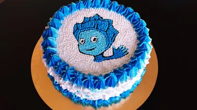 Торт \"Фиксик\" для детского праздника. - YouTube