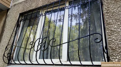 Решетки на окна город Ликино-Дулево » Кованые оконные решетки » Галерея »  Мастерская кованых и сварных работ «Мастер Ковка»