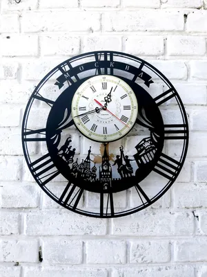 Город Москва\" большие часы из металла, диаметр 50см – купить на Ярмарке  Мастеров – QHR60RU | Часы классические, Санкт-Петербург