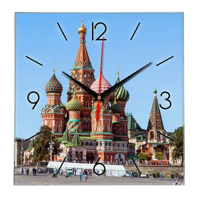 Сувенир настенные часы Москва 18-08 - Часовой завод Ideal