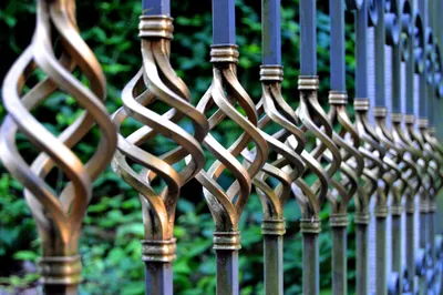 Ажурный забор - заборы для частного дома кованые, фото