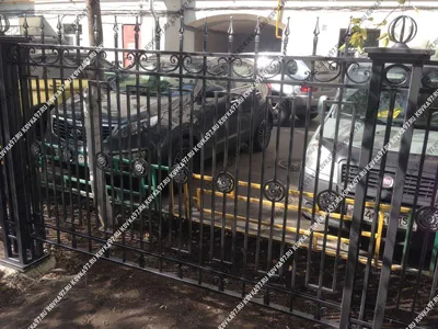 Кованый забор в Москве,ковка заборы,забор кованый,художественная ковка
