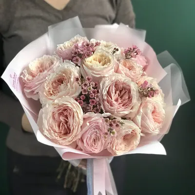 Восхитительные японские пионовидные розы по цене 4950 руб - купить в Москве  с доставкой