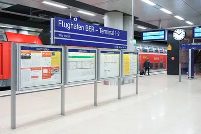 Региональный и Fernbahnhof T1-2 - BER T1-2