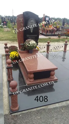 Элитные памятники на могилу из красного гранита: продаж, ціна та фото Від  \"Український Граніт\"