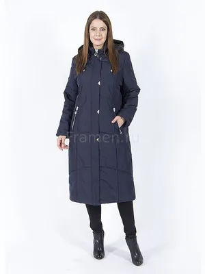 Зимнее женское пальто длинное большого размера