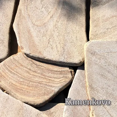 Песчаник галтованный - купить пластушка природный камень